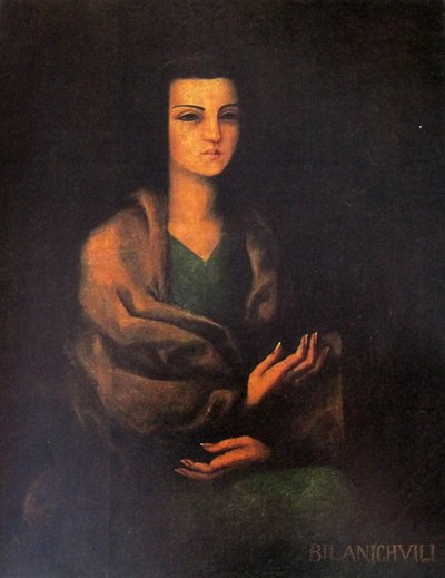 Portrait of a Georgian Woman by Mikheil Bilanishvili